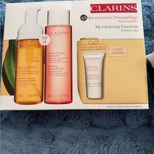 Clarins My Cleansing Essentials Set - Orange and Pink Packaging